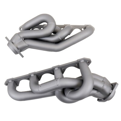 BBK 1512 Shorty Equal Length Exhaust Headers Titanium Ceramic For 86-93 Mustang