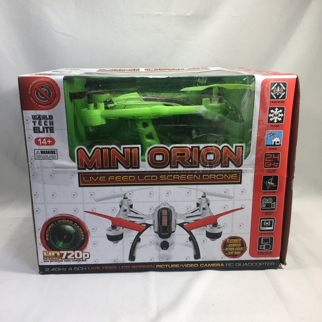 mini orion live feed lcd screen drone