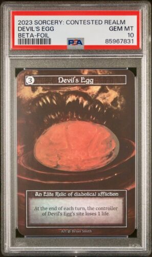 PSA 10 - Devil’s Egg (Elite Foil) Beta - Sorcery - Picture 1 of 5