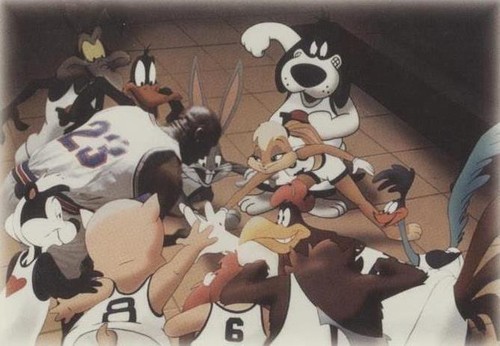 MICHAEL JORDAN RARE SPACE JAM JUMBO UPPER DECK TUNED SQUAD NM+