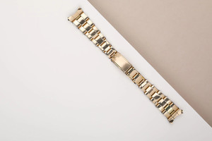 Authentic Rolex Bracelet Endlink 57 Clasp -/ Stamped 466 Yellow Gold Plated