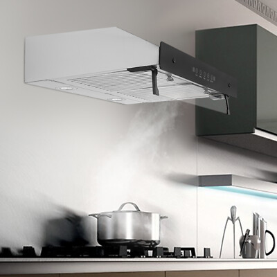 24in Under Cabinet Range Hood Kitchen Stove Vent 3 Speed Fan Stainless Steel