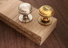 Cabinet Brass Knob Antique Preston Design Drawer Cupboard Handles Brass & Nickel