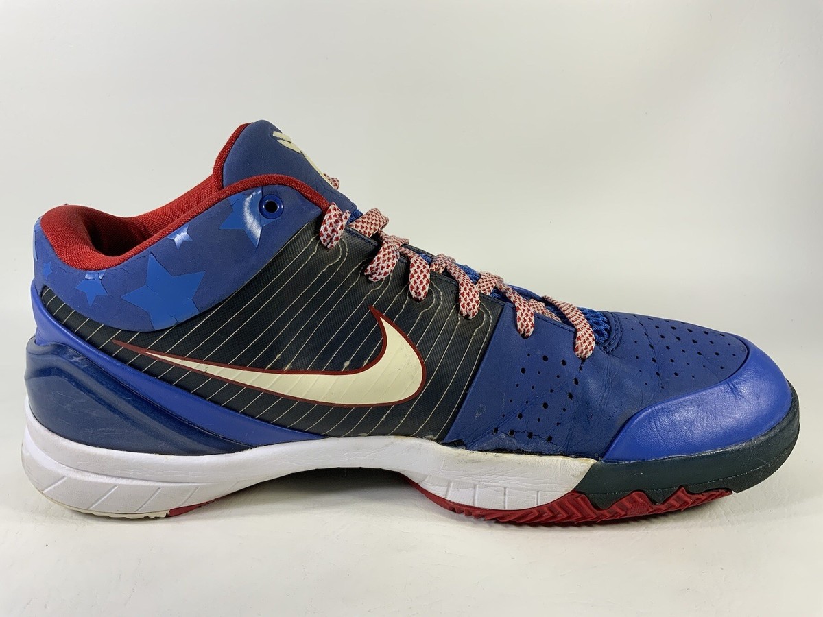 Nike Kobe IV Philly Blue White Red 2009 Mens Size 11 344335-411