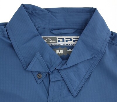 Camicia da pesca uomo Drake DPF Performance rete rivestita, abbottonata