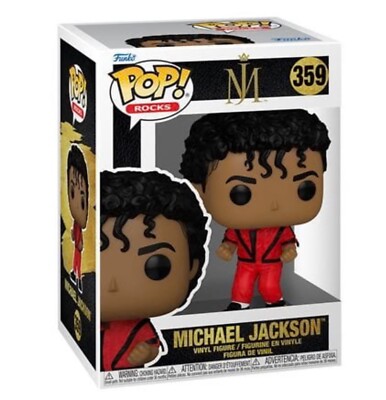 New Michael Jackson Funko Pop Rocks #359 Thriller Vinyl Figure 100