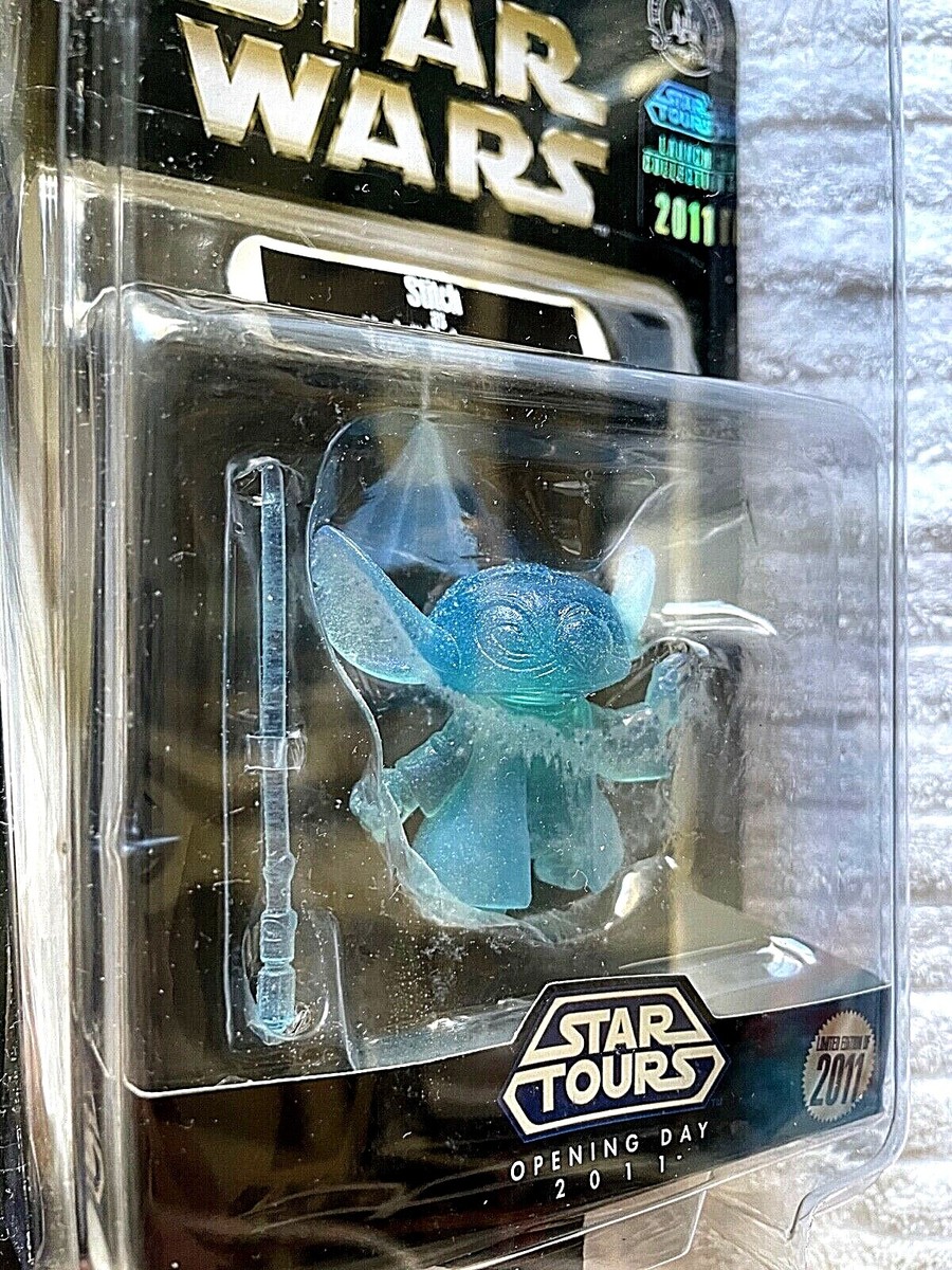 Star Wars Stitch as Yoda Hologram Disney Park Exclusive Limited
