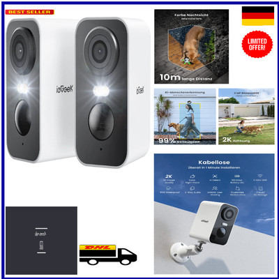 ieGeek 3MP Outdoor-Überwachungskamera