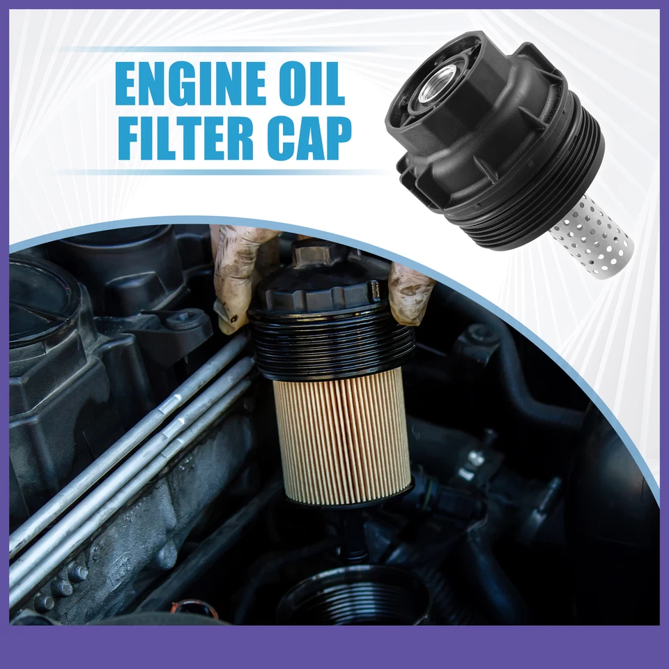 Tapa de cubierta de carcasa de filtro de aceite de motor personalizada única para Toyota Tundra 2008-2021 Foto 2 de 4