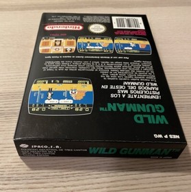 Nes Nintendo Wild Gunman PAL Esp New