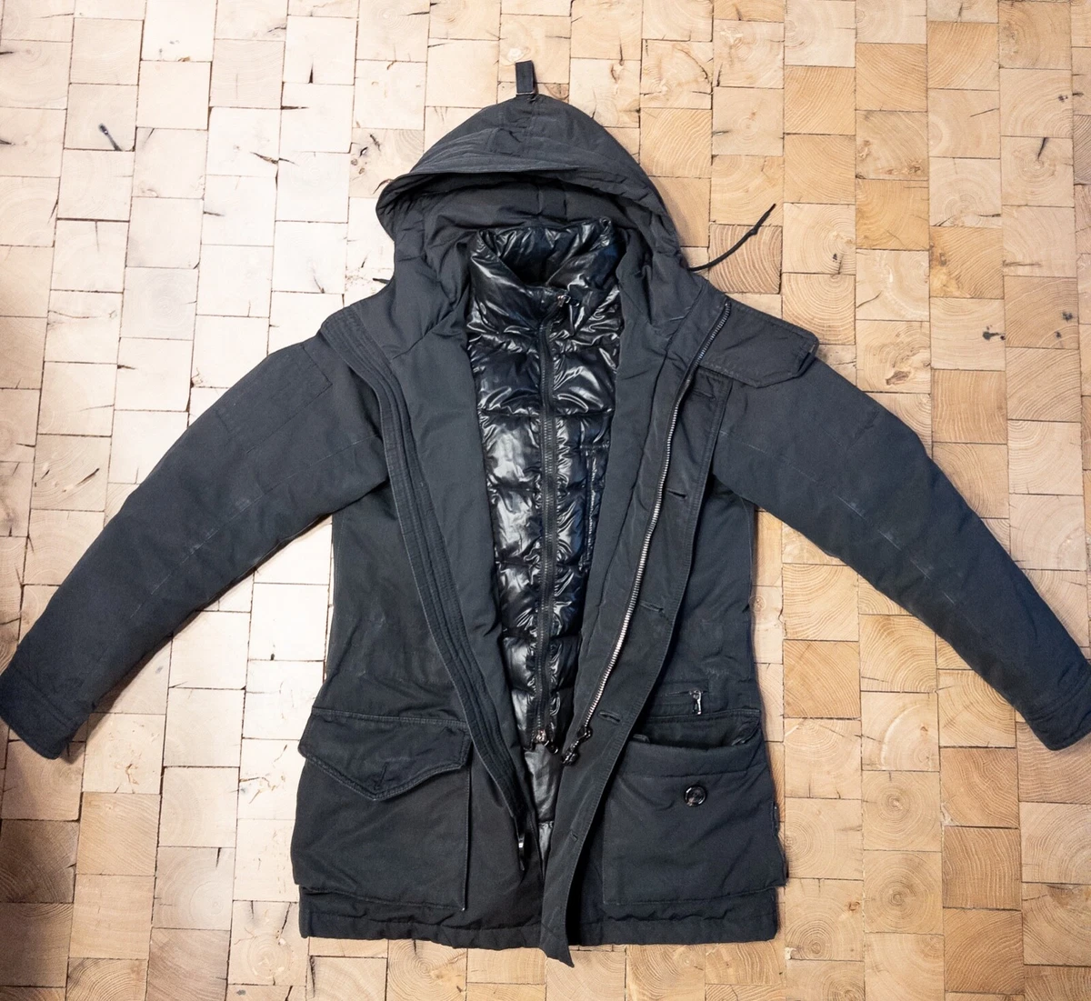 Moncler Parka. Black. Men's Sz 2