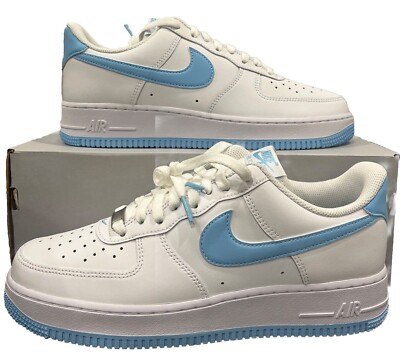 Nike Air Force 1 07 ''University Blue'' Sneaker Herren Weiß Blau (FQ4296-100) NEU