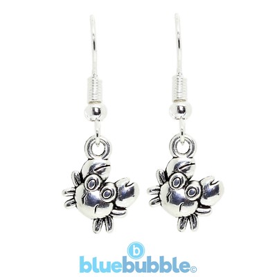 Bluebubble Mini PINCHY THE CRAB Ohrringe süß Tier Meer Angeln Kitsch Fisch