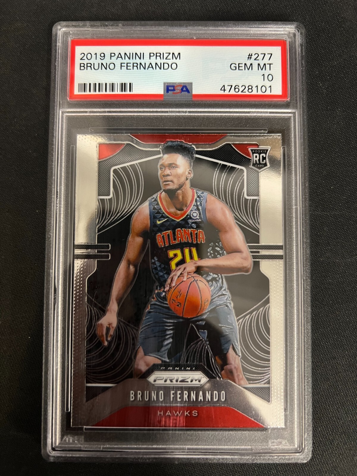 PSA 10 2019-20 Panini Prizm #277 Bruno Fernando Rookie Houston Rockets