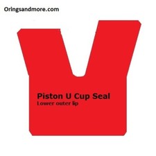 Piston U-Cup 50mm OD x 40mm ID x 6mm Seal Price for 1 pc