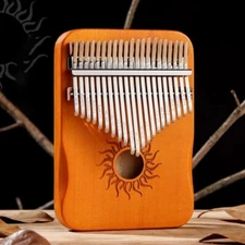 Hluru 17/21 Key Kalimba Thumb Piano – Solid Maple Wood Musical Instrument