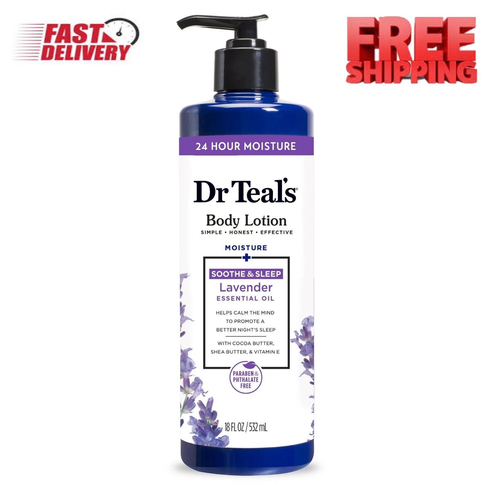 Dr. Teal's Body Lotions, 18 fl oz, (Assorted Varieties)