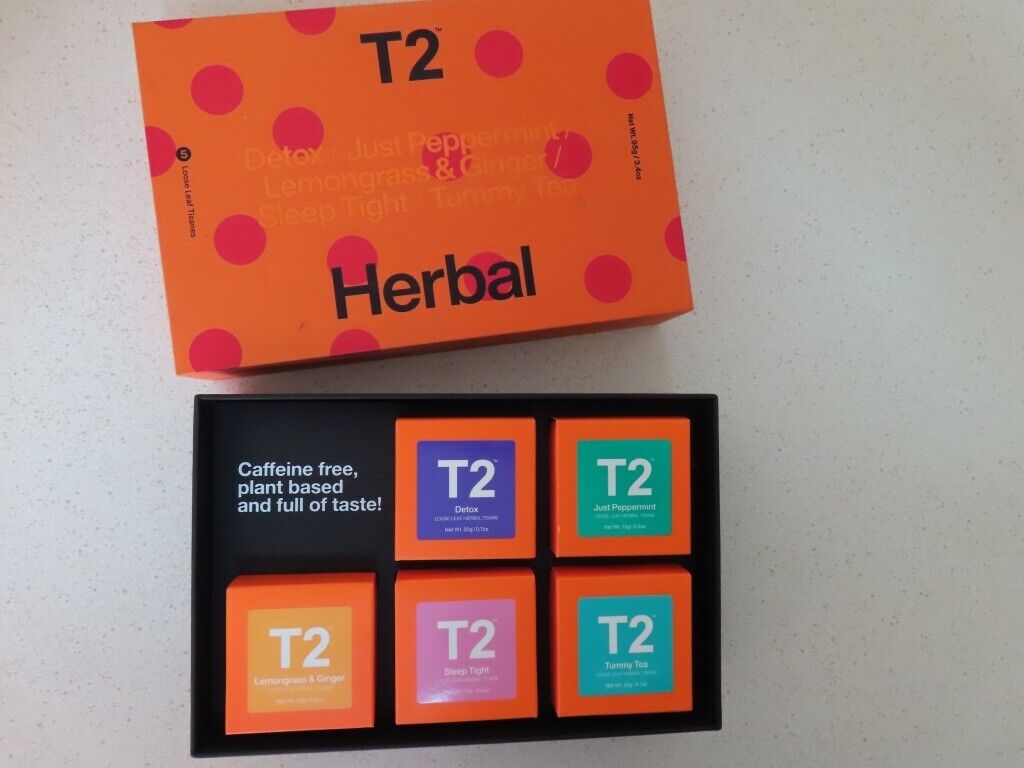 T2 Herbal Tea Sample Pack 5 Flavours