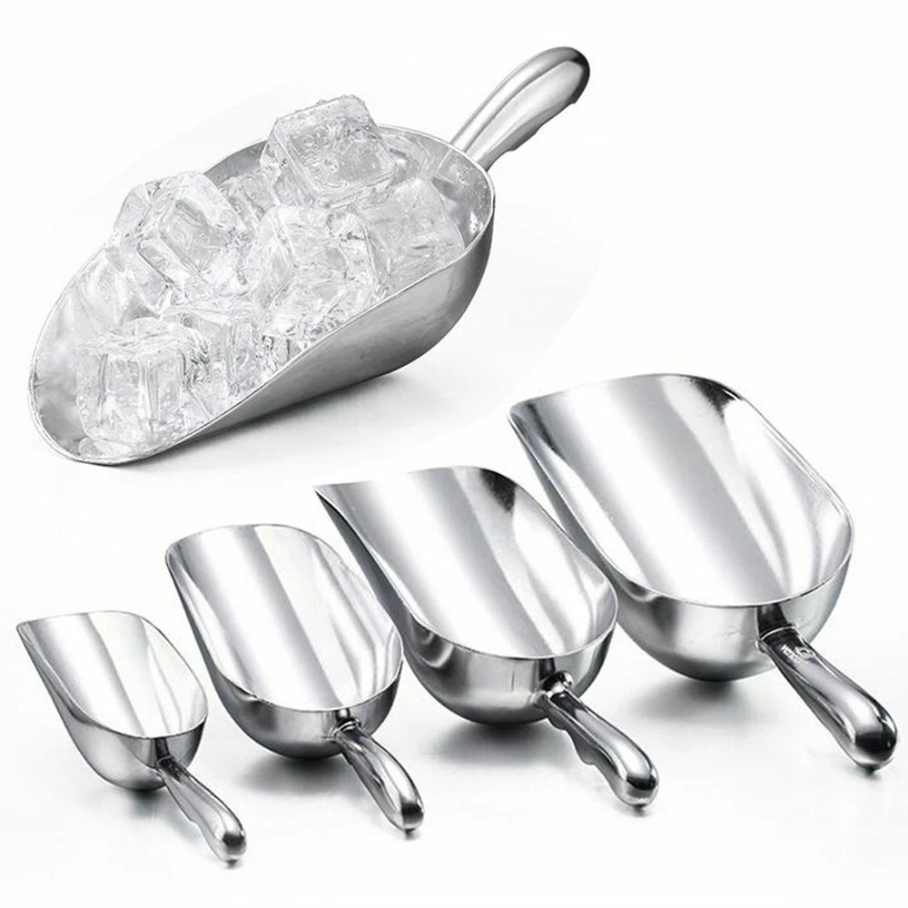 Ice Scoops Aluminum Alloy Shovel for Ice Grain Coffee Beans Scoops Ice  Scraper