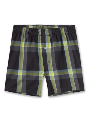Web shorts, dark grey check by Sanetta size 152-176