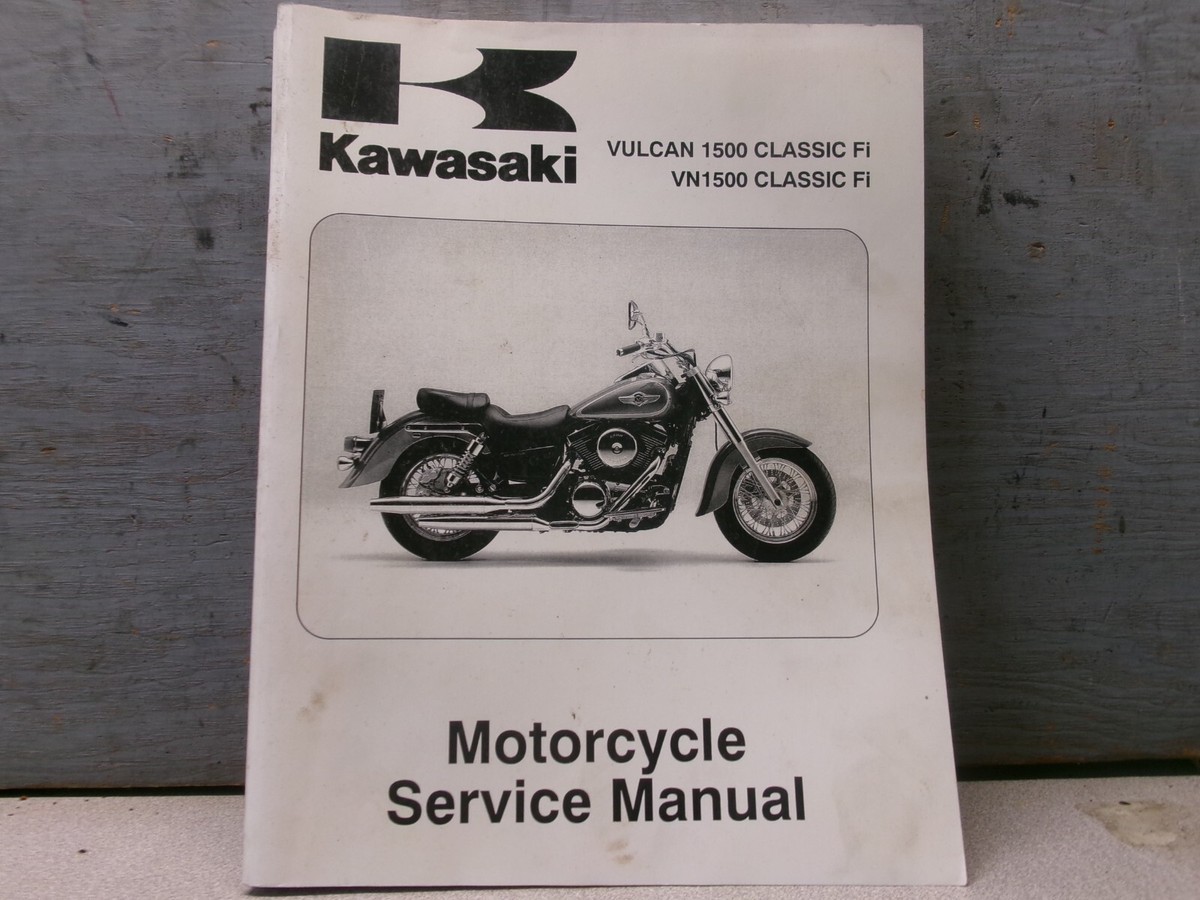 Kawasaki VULCAN VN 1500 CLASSIC FI service manual OEM 99924-1260