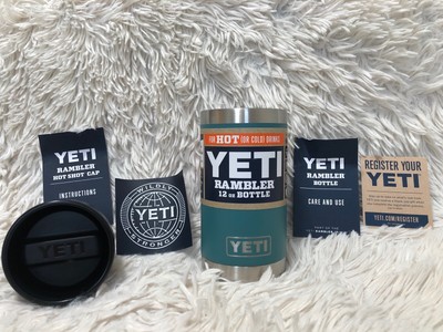 yeti rambler bottle 12 oz with hot shot cap