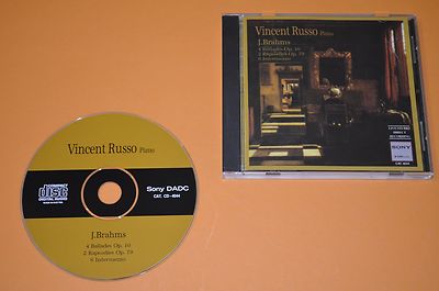 J. Brahms - Ballades, Rhapsodies & Intermezzo / Vincent Russo / Sony DACD Rar