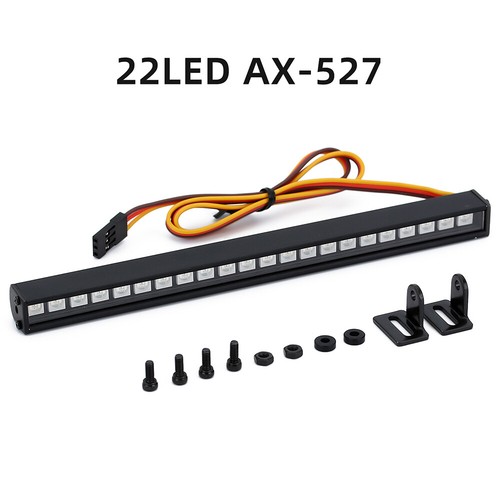 Metall 16/22 LED Dachlampe Lichtleiste für 1/10 RC Crawler Car Axial SCX10 90046 - Picture 14 of 14