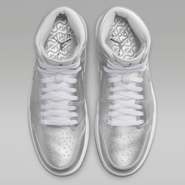 Nike Air Jordan 1 High G NRG Golf Gift Giving Silver FD6815 Nike Air Jordan 1 High G NRG Golf Gift Giving Silver FD6815