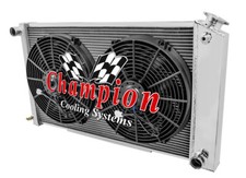 Er 3 Row Radiator 2612 Fans For 1978-1987 Oldsmobile Cutlass Manual