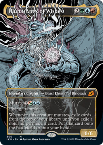 FOIL Brokkos, Apex of Forever Ikoria Lair of Behemoths IKO mtg NM