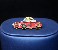 Vintage Red Aston Martin Car Collectors Pin by Winslow (1992)