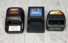 4HR QUICK CHARGERS NIKKO NEW BRIGHT TYCO RC lot of 3