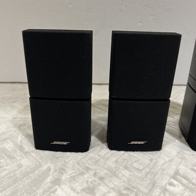 4) Bose Acoustimass 10/15 Lifestyle 28/38/48 Double Cube Speakers
