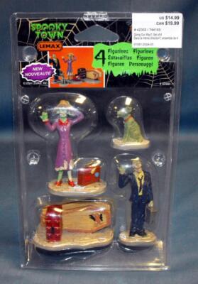 LEMAX SPOOKY TOWN HALLOWEEN GOING OUR WAY? 2024 4 FIGURES