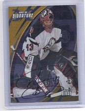 02-03 2002-03 BE A PLAYER SIGNATURE SERIES MARTIN BIRON GOLD AUTOGRAPH 80 SABRES