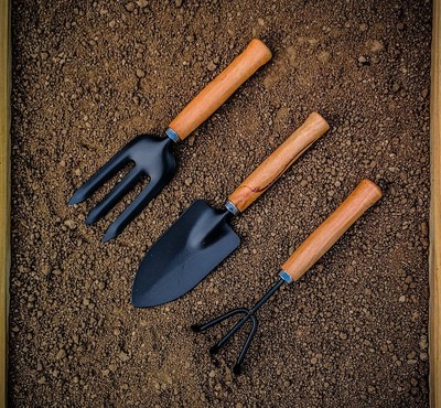Gardening Tools, Garden Tools, (Trowel, Hand Cultivator, Garden Fork)