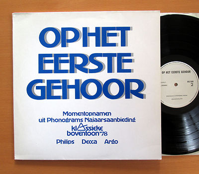 Ophet Eerste Gehoor Philips Decca Argo 6812 699 + inserts