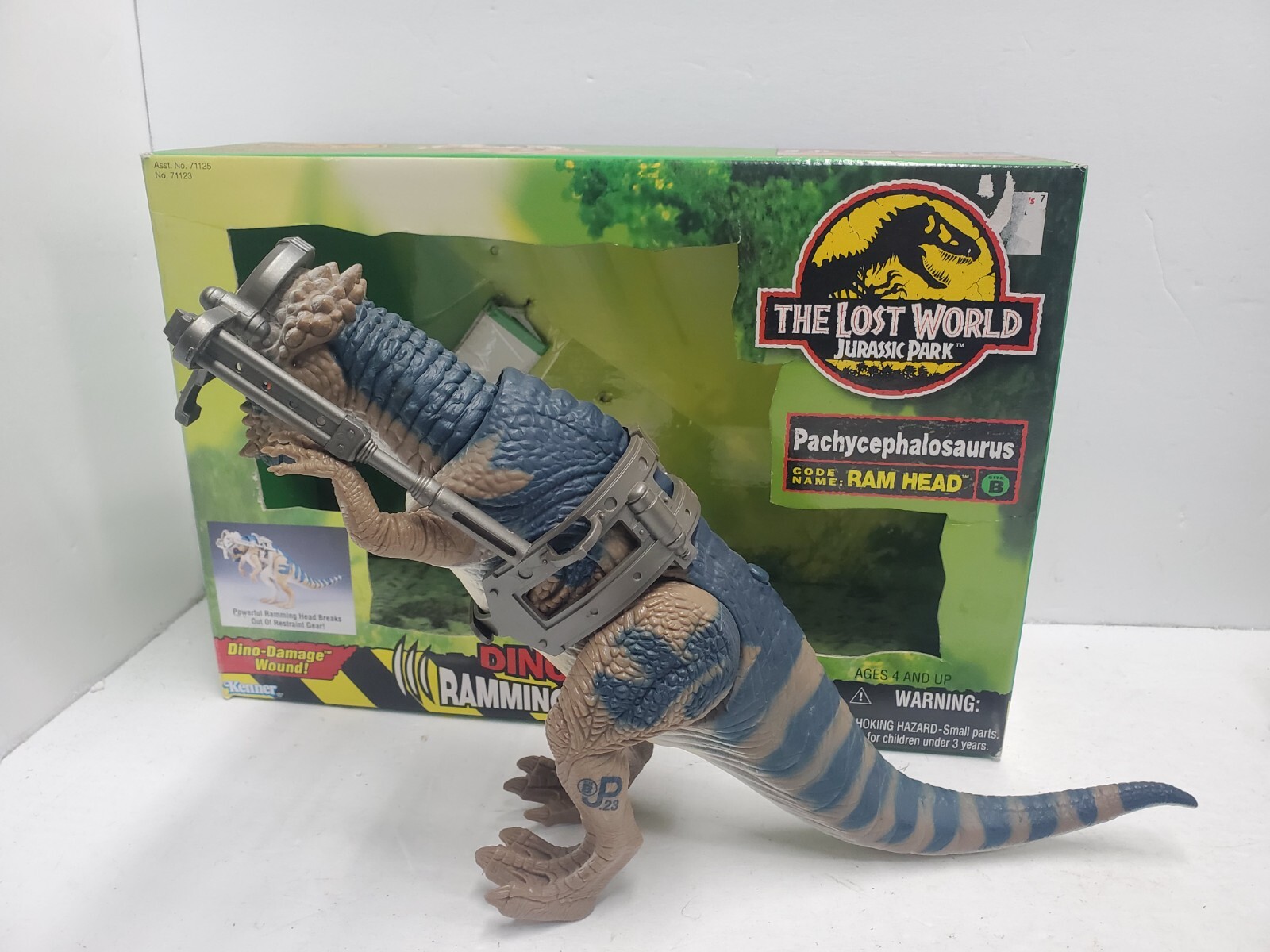 The Lost World Jurassic Park Pachycephalosaurus Toy Jurassic Park
