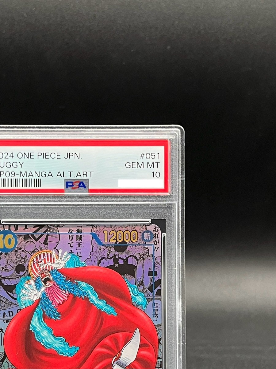 PSA 10 Buggy OP09-051 Manga Alt Art Emperors in the New World ONE