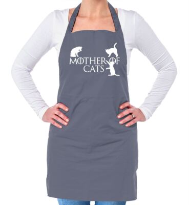 Katzenmutter - Unisex Erwachsene Schürze - Katze lustig TV Serie Crazy Lady Love