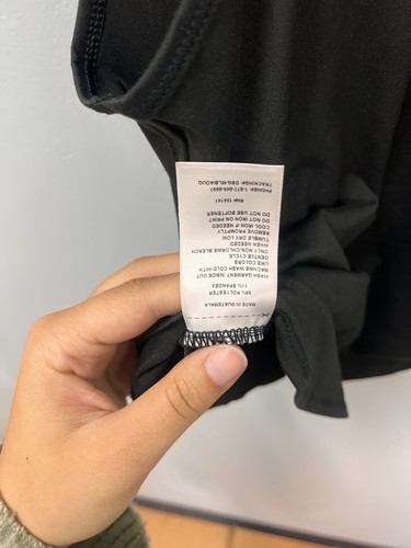 DSG Movement Performance Lightweight Black Tank Top Graphic "Run" Racerback - Picture 5 of 5