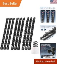 9-Piece Adjustable Socket Storage System for Tool Boxes - ABS Design