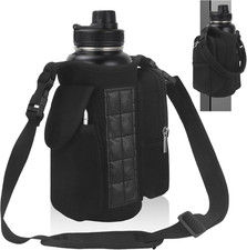 Magnetic Gym Water Bottle Holder with 10 Strong Magnets for Essentials