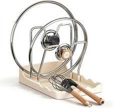 Kitchen Pot Lid Stora Ra - Double Lid Holder Cooking, Multifunctal