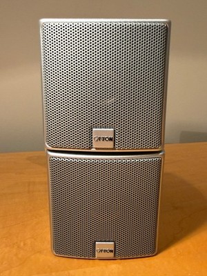 Canton Plus X.2 Satellite Speakers with OmniMount Brackets & ProFlex Wire