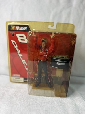 McFarlane Toys Dale Earnhardt Jr. NASCAR Boxed Action Figure Red Black Set of 2 