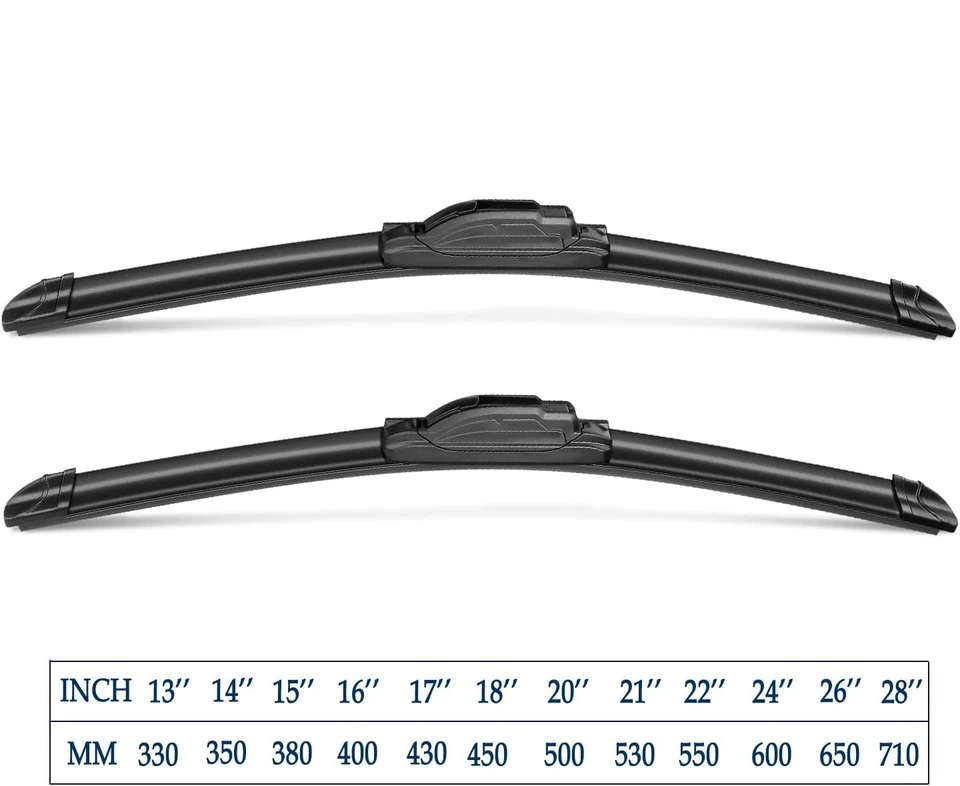 3Pcs Windshield Wipers for Jeep Wangler 2007-2017, Jeep Wrangler JK 2008-2018 - Изображение 3 из 4