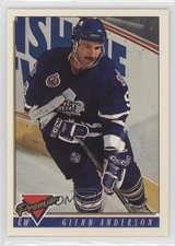 1993-94 Topps Premier Glenn Anderson #104 HOF ko6