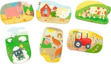 6 erste Puzzles – Bauernhof